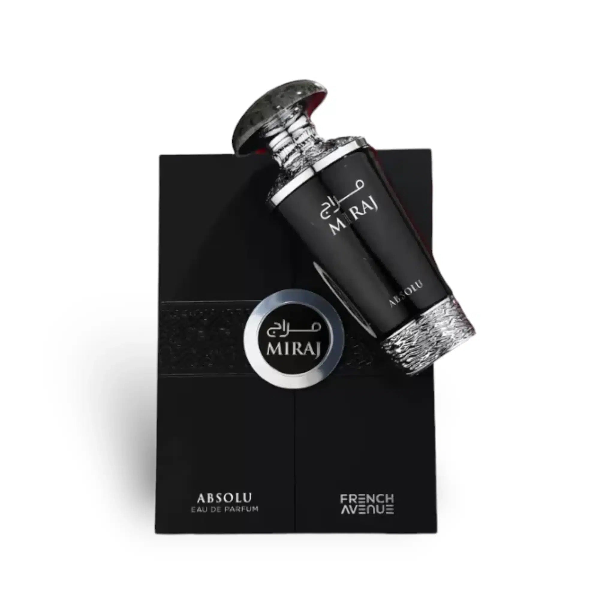 Miraj Absolu 100ml Eau de Parfum by French Avenue fragrance packaging front view
