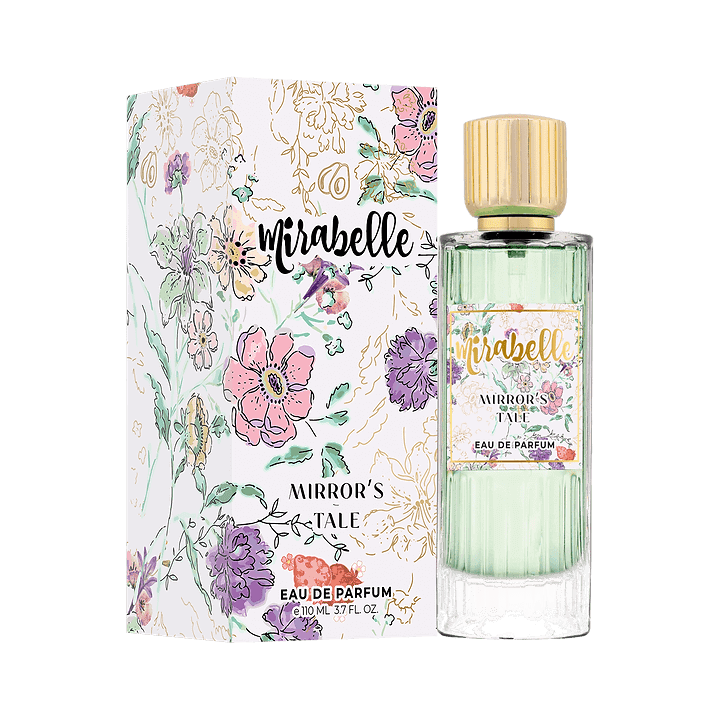 Mirabelle Mirror's Tale 110ml Eau de Parfum by Mirabelle bottle and box