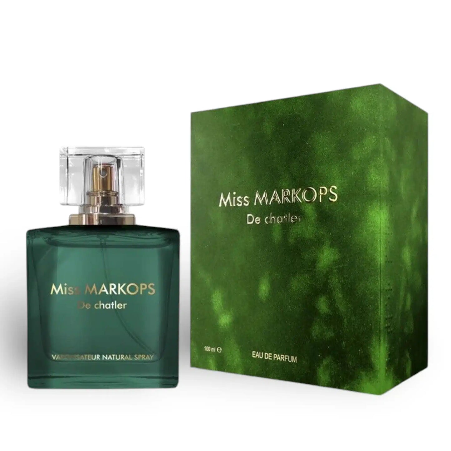 Miss Markops 100ml Eau de Parfum by Chatler bottle and box