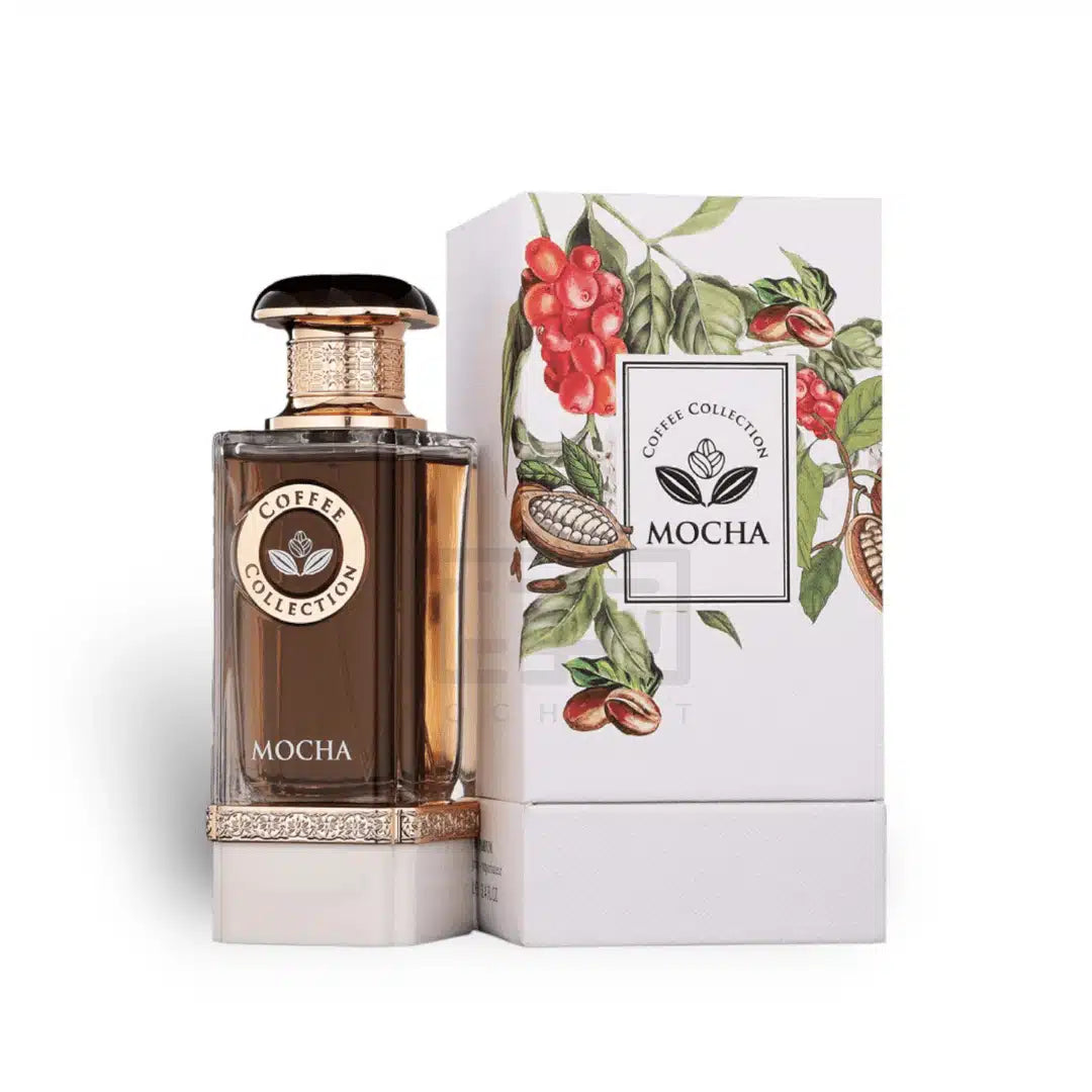 Mocha (Coffee Collection) 100ml Eau de Parfum by Fragrance World bottle and box