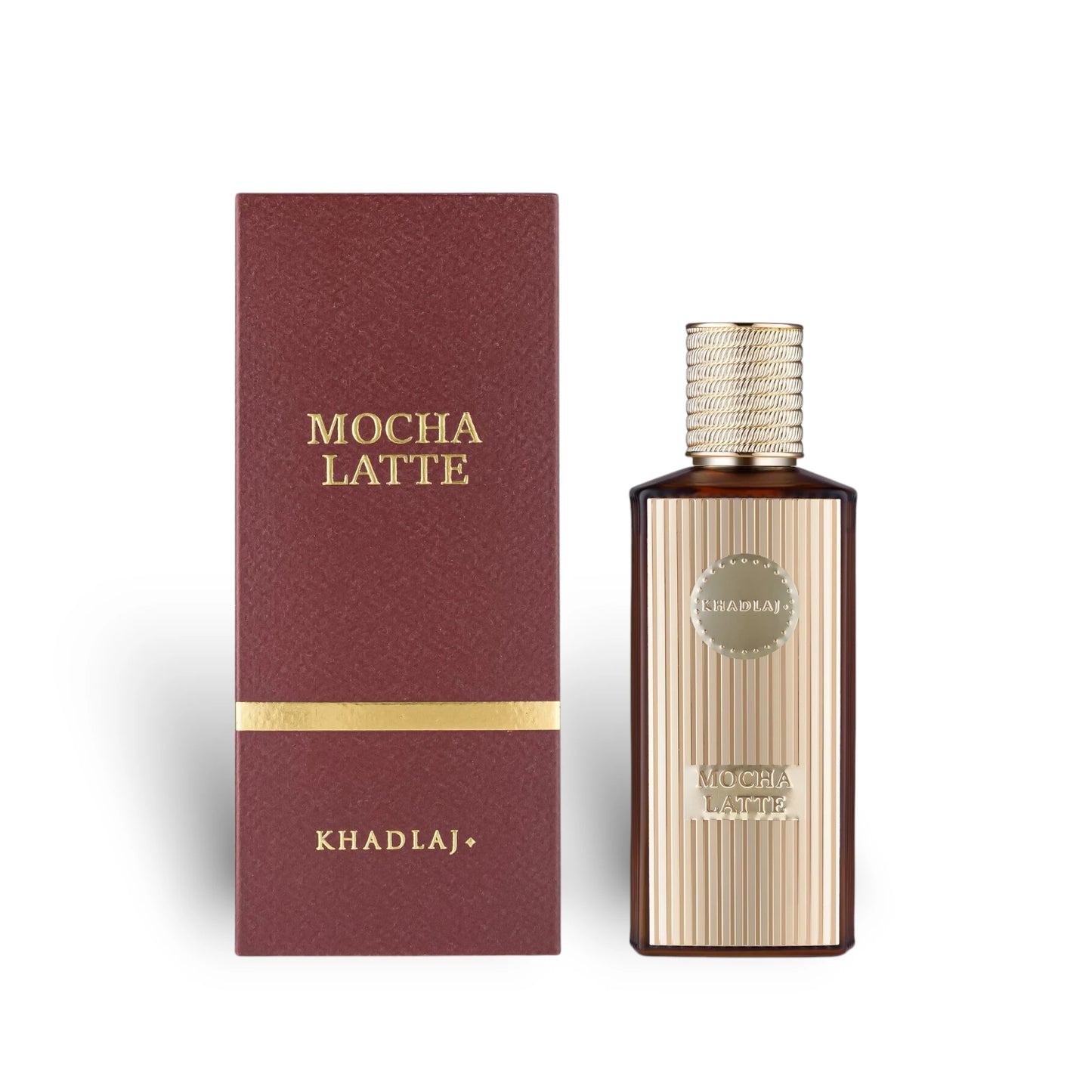 Mocha Latte Latte 100ml Extrait de Parfum by Khadlaj fragrance packaging front view