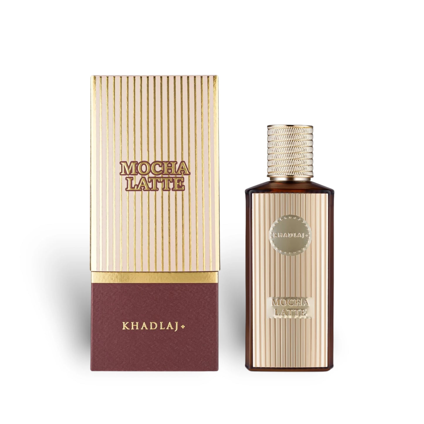 Mocha Latte Latte 100ml Extrait de Parfum by Khadlaj bottle and box