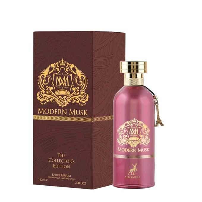 Modern Musk The Collector's Edition 100ml Eau de Parfum by Maison Alhambra bottle and box