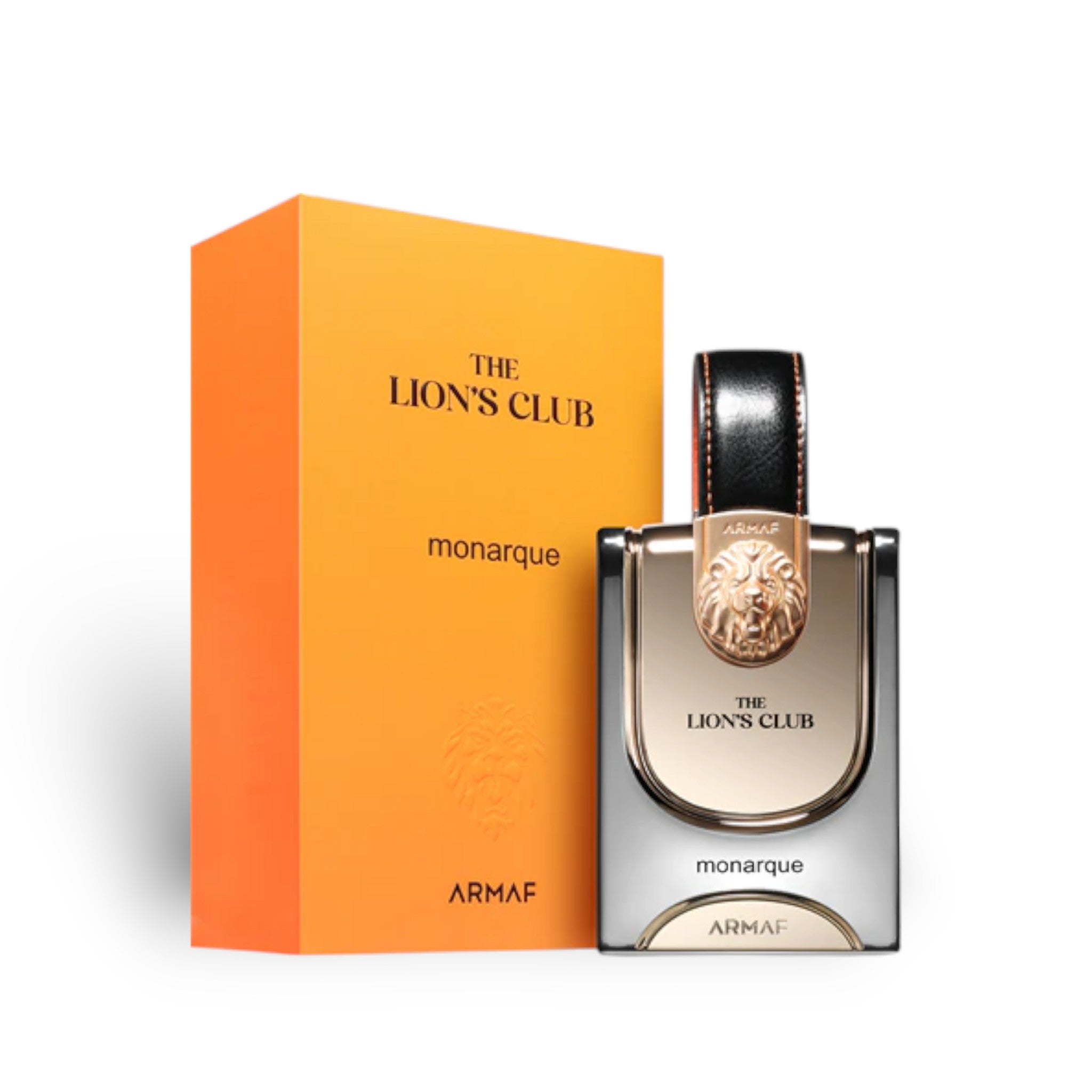 Monarque (The Lions Club) 100ml Eau de Parfum by Armaf bottle and box