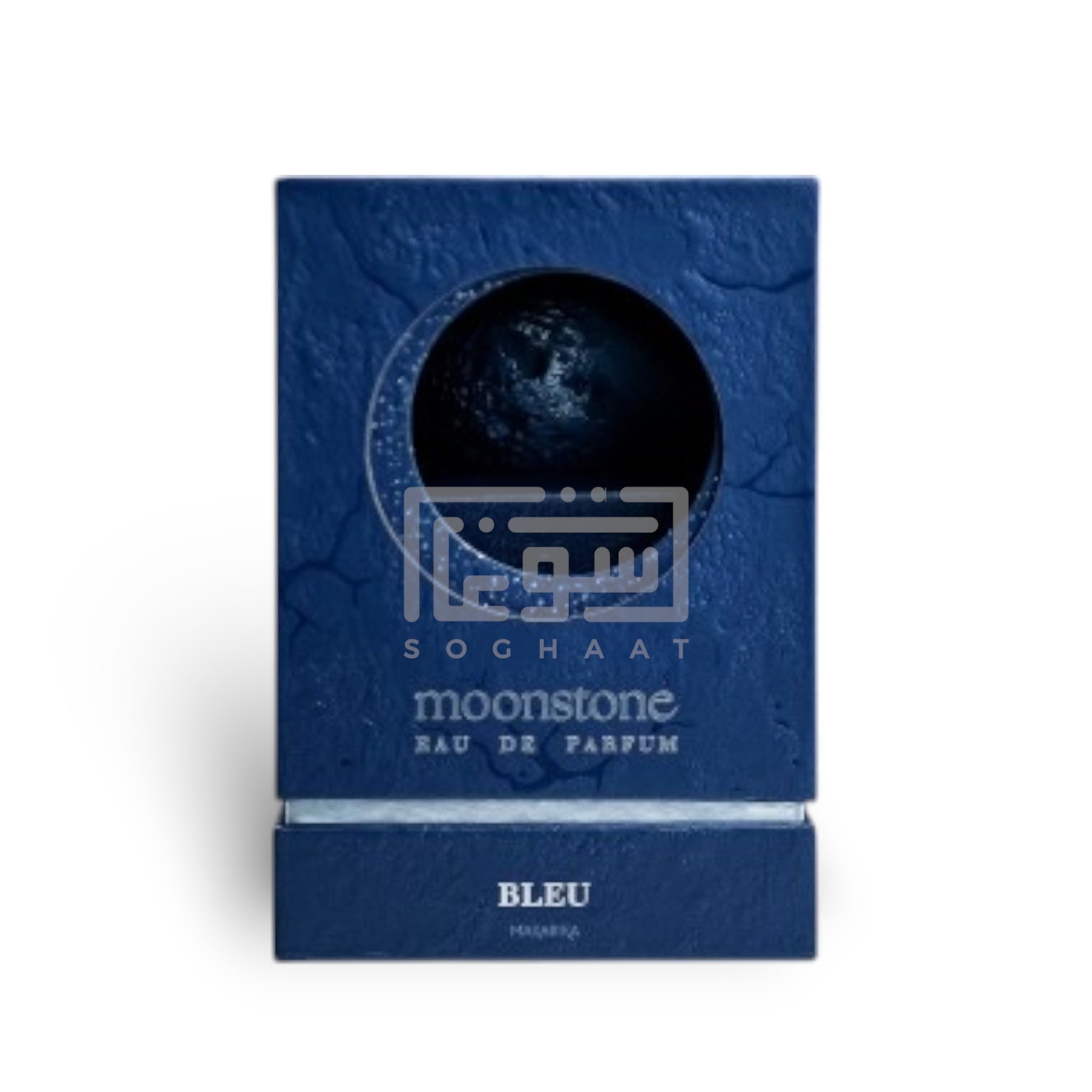 Moonstone Bleu 100ml Eau de Parfum by French Avenue fragrance packaging front view