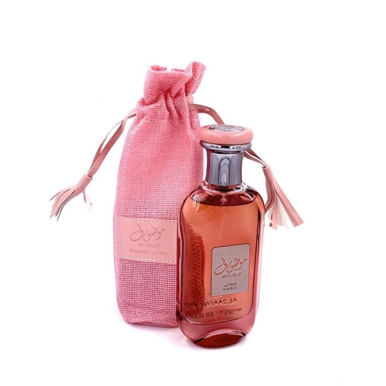 Mousuf Wardi 100ml Eau de Parfum by Ard Al Zaafaran bottle and box