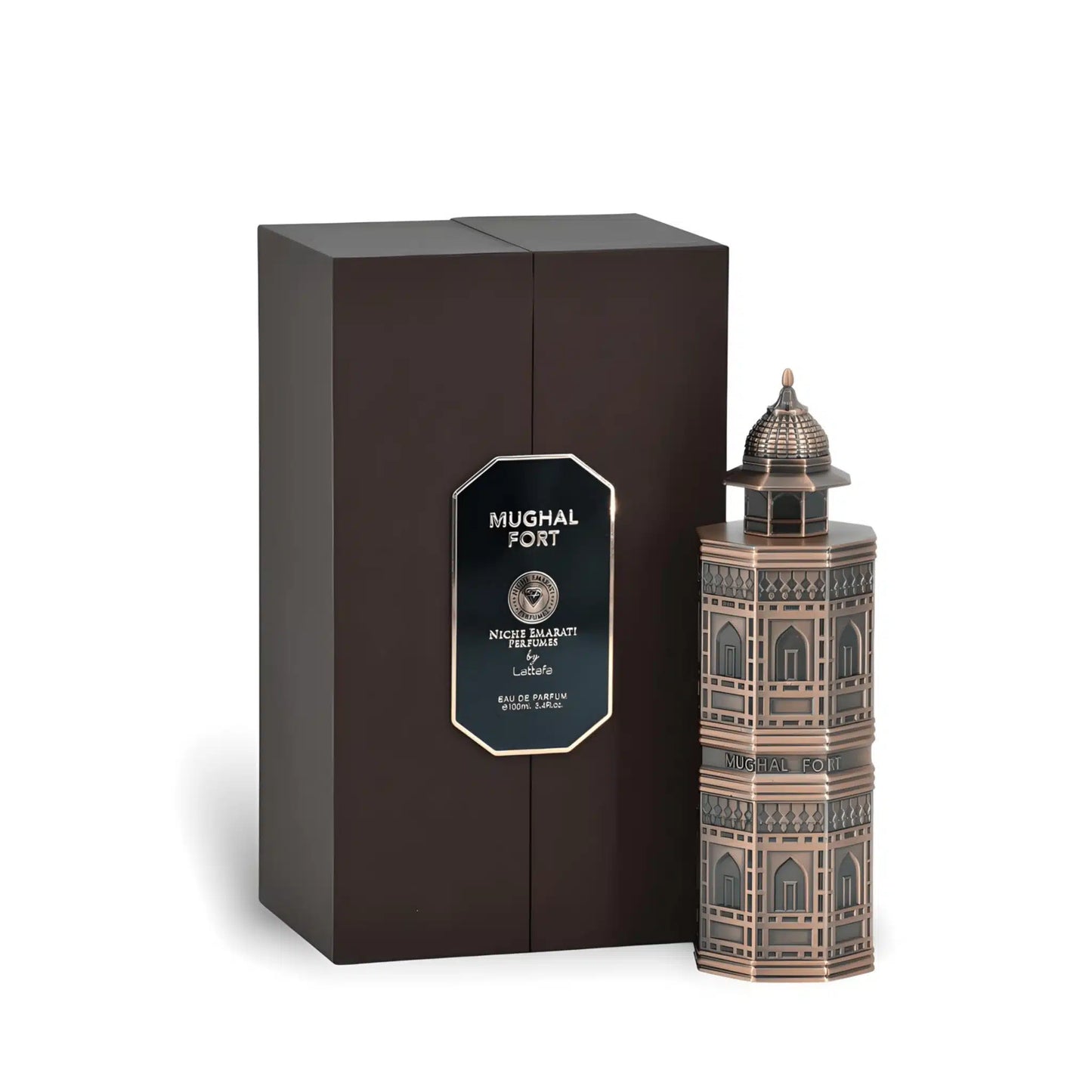 Mughal Fort 100ml Eau de Parfum by Niche Emarati fragrance bottle