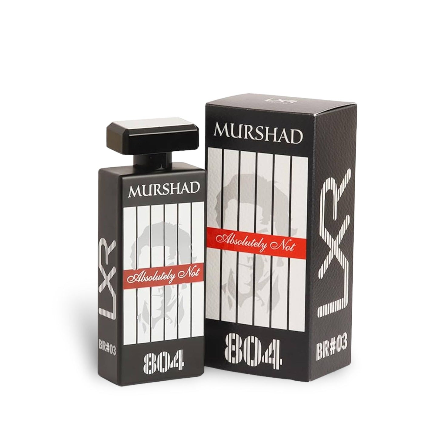 Murshad Absolutely Not 804 100ml Eau de Parfum by LXR bottle and box