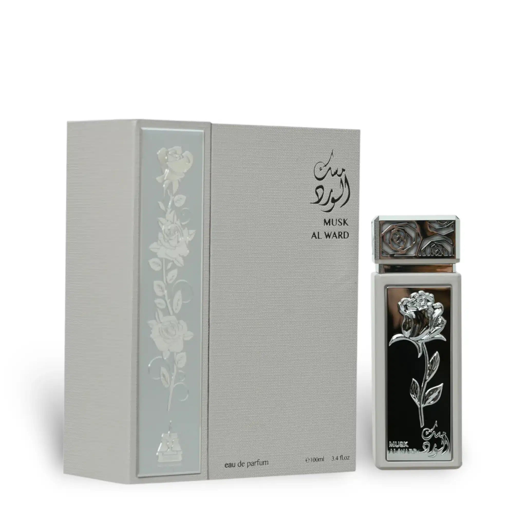 Musk Al Ward 100ml Eau de Parfum by Bait Al Bakhoor bottle and box