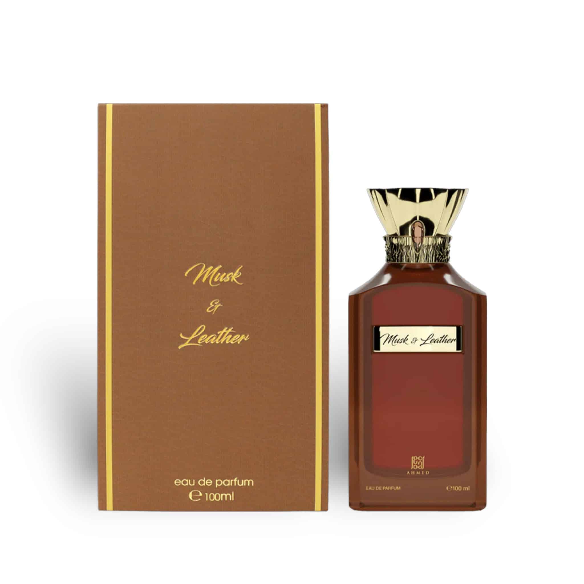 Musk And Leather 100ml Eau de Parfum by Ahmed Al Maghribi fragrance bottle