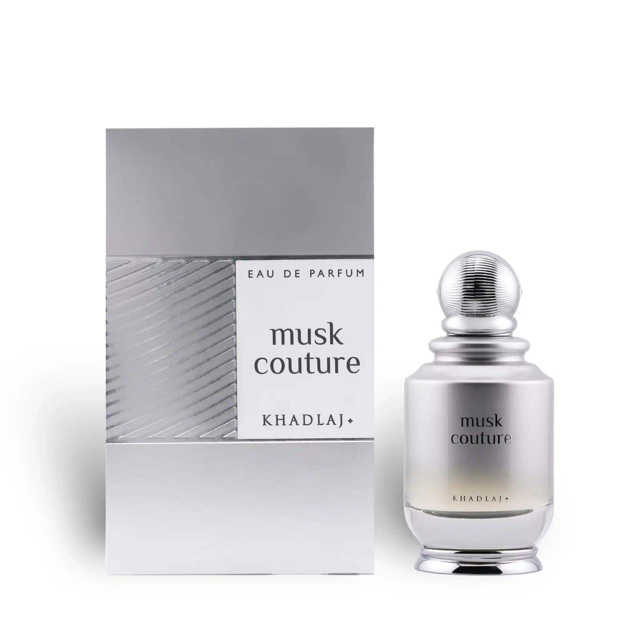 Musk Couture 100ml Eau de Parfum by Khadlaj bottle and box