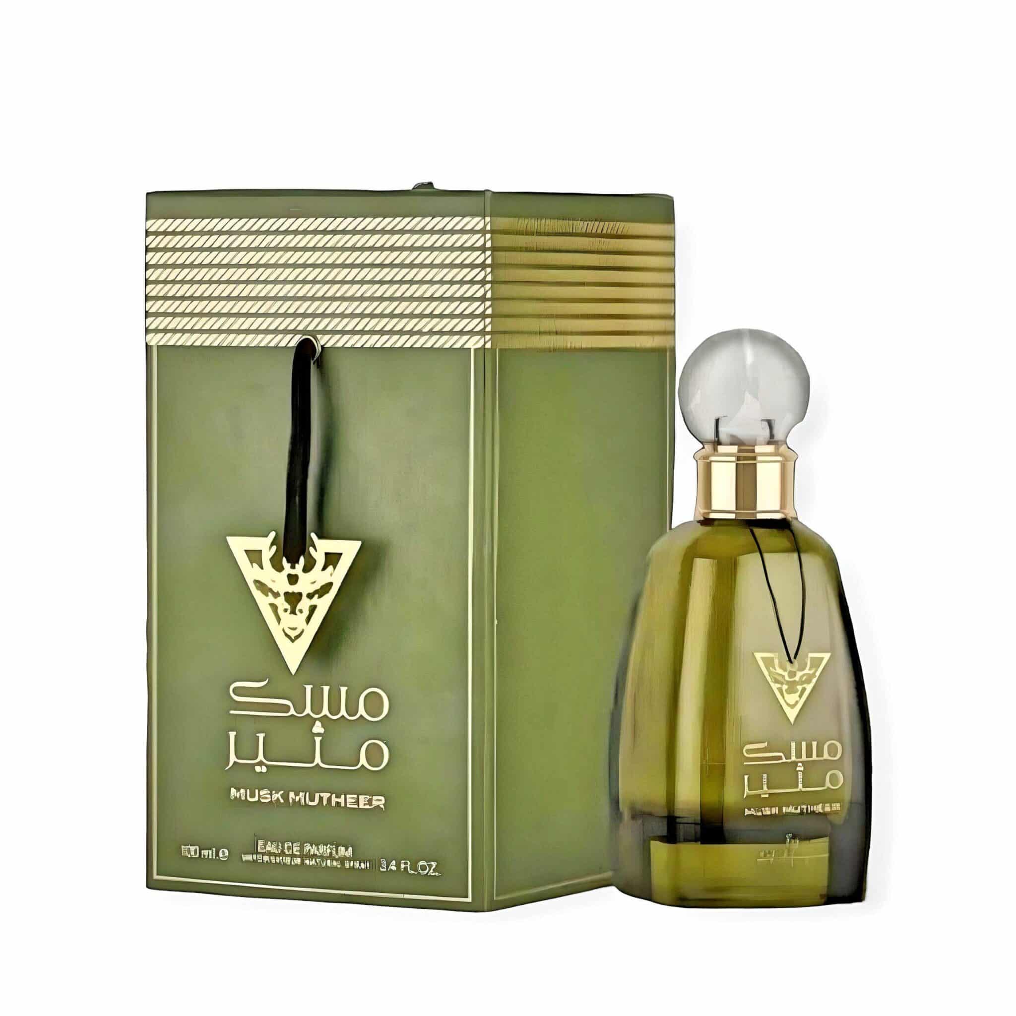 Musk Mutheer 100ml Eau de Parfum by Ard Al Zaafaran bottle and box