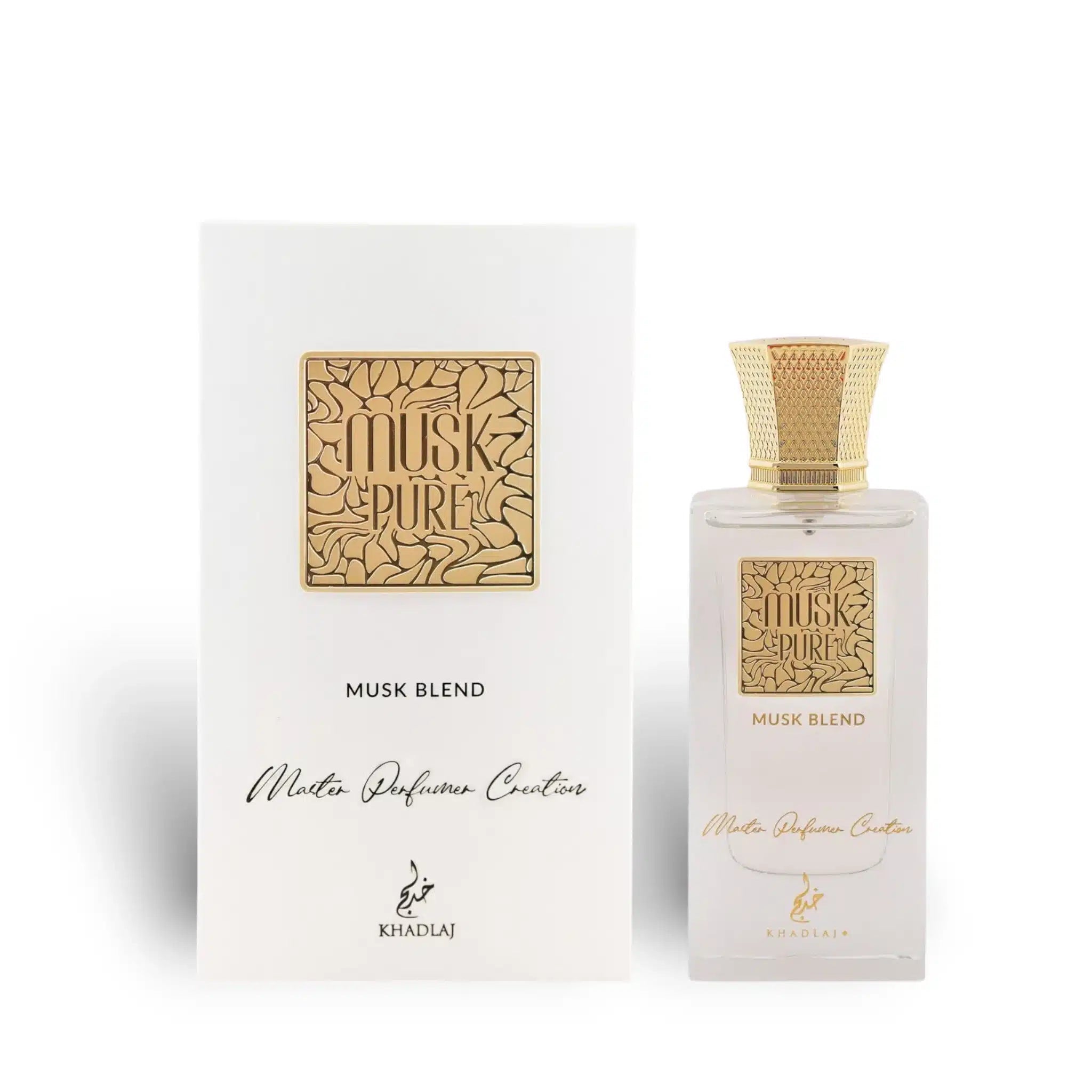 Musk Pure Musk Blend 60ml Eau de Parfum by Khadlaj bottle and box