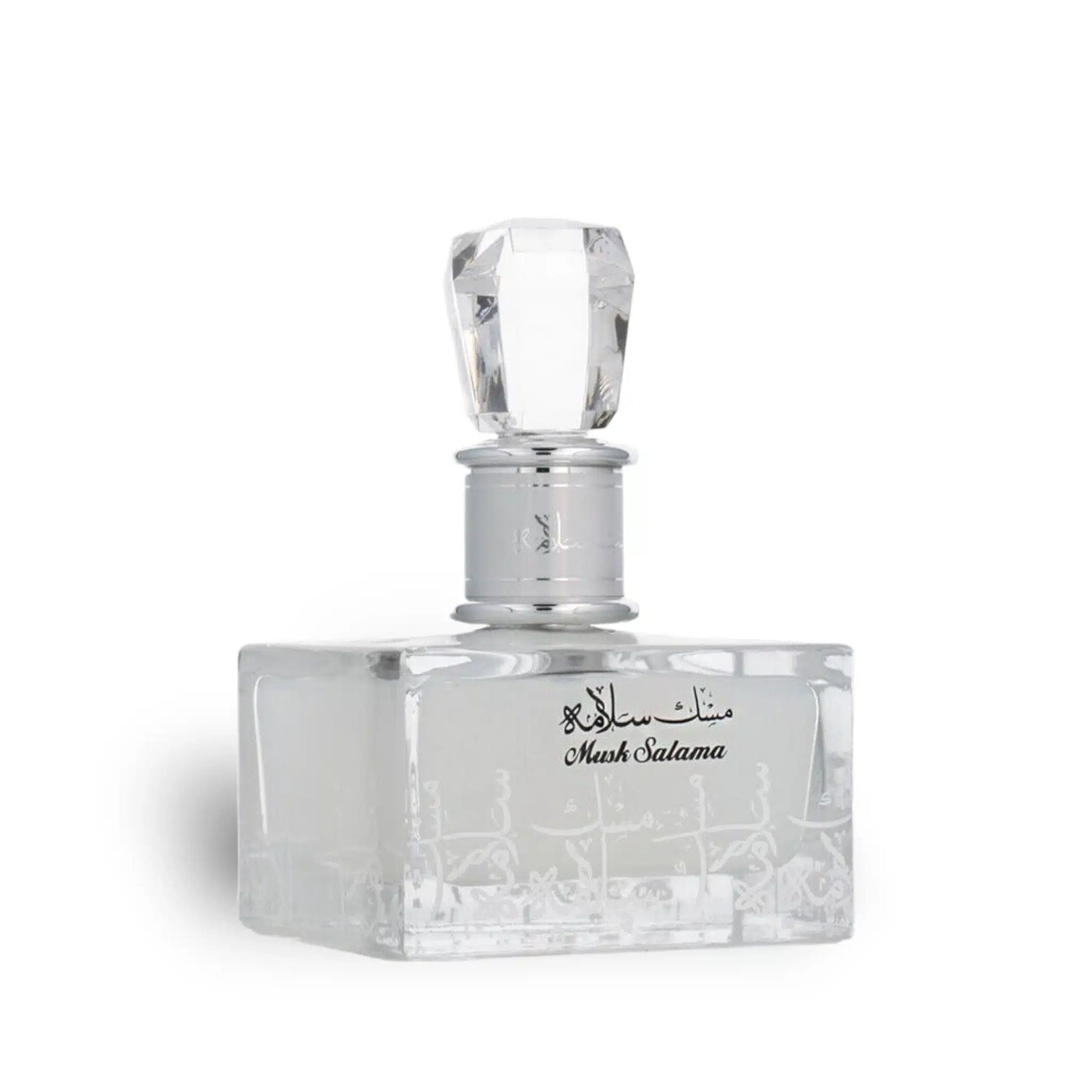 Musk Salama 100ml Eau de Parfum by Lattafa perfume bottle close up