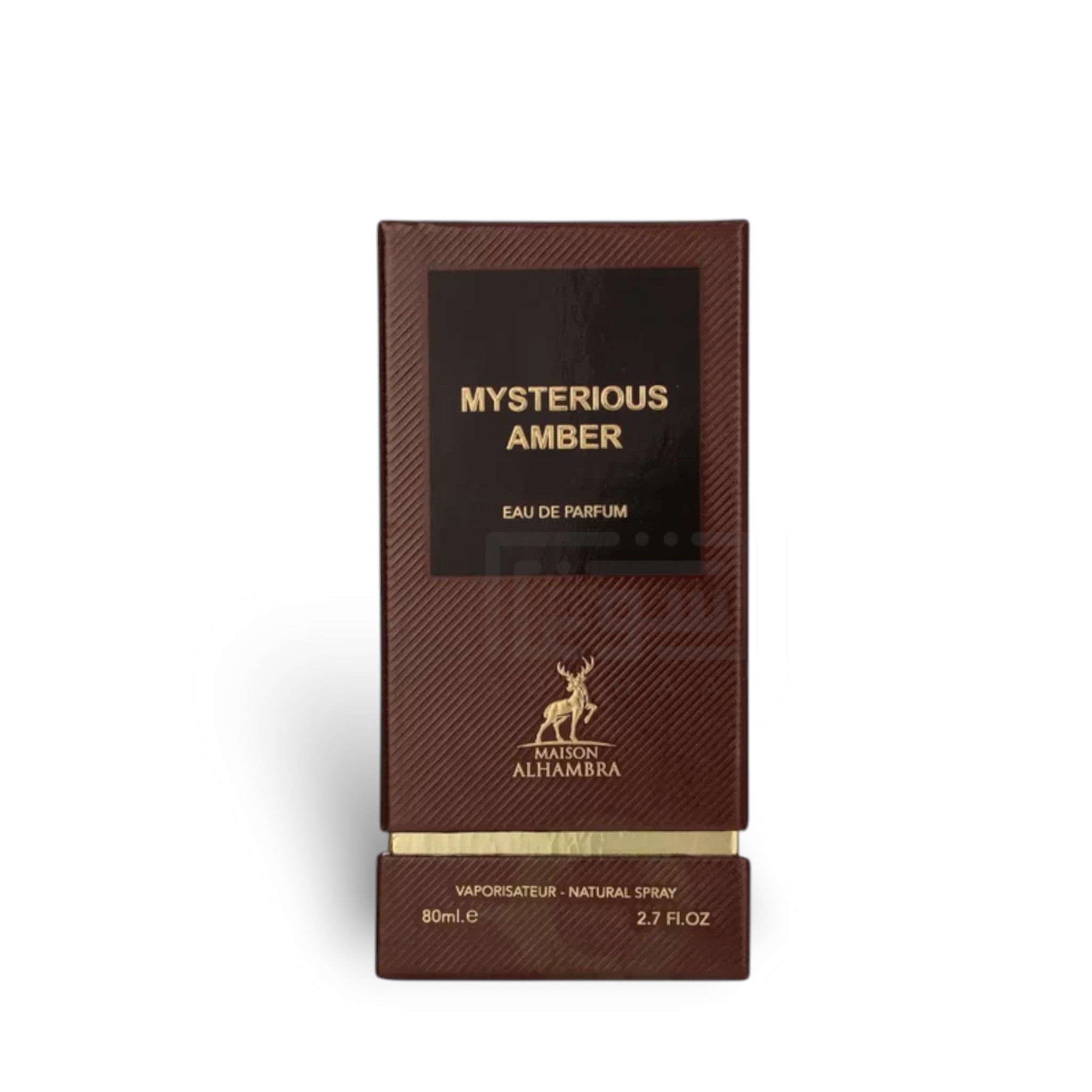 Mysterious Amber 80ml Bukhoor Incense by Maison Alhambra perfume bottle close up