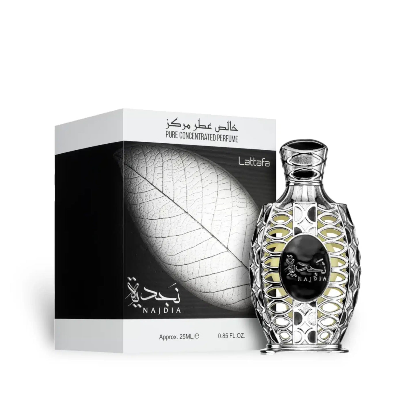 Najdia Concentrated 25ml Perfume Oil by Lattafa perfume oil bottle