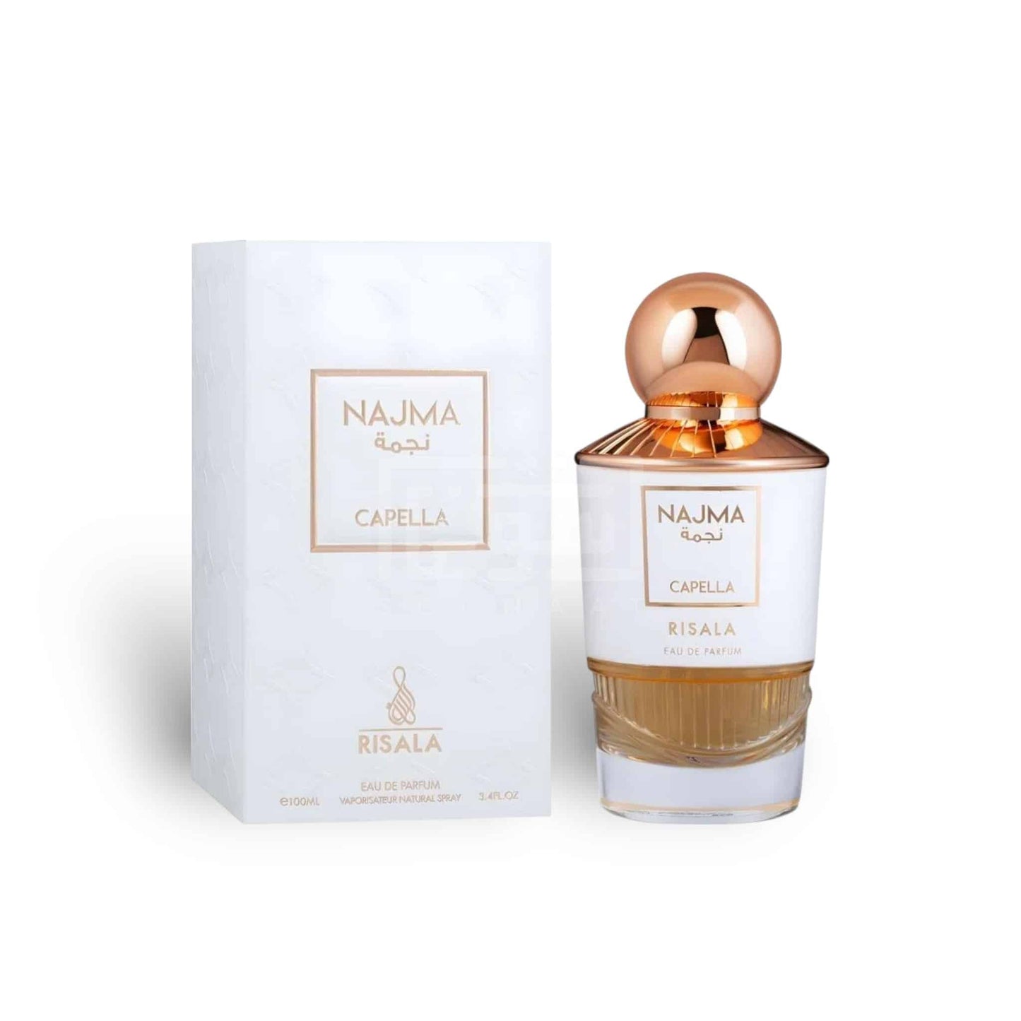 Najma Capella 100ml Eau de Parfum by Risala fragrance bottle