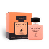Narissa Ambre 100ml Eau de Parfum by Maison Alhambra bottle and box