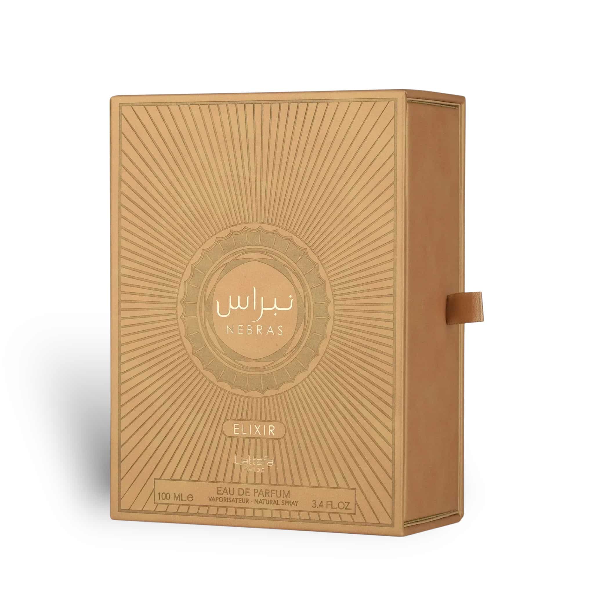 Nebras Elixir 100ml EDP by Lattafa Pride | Soghaat Perfumes