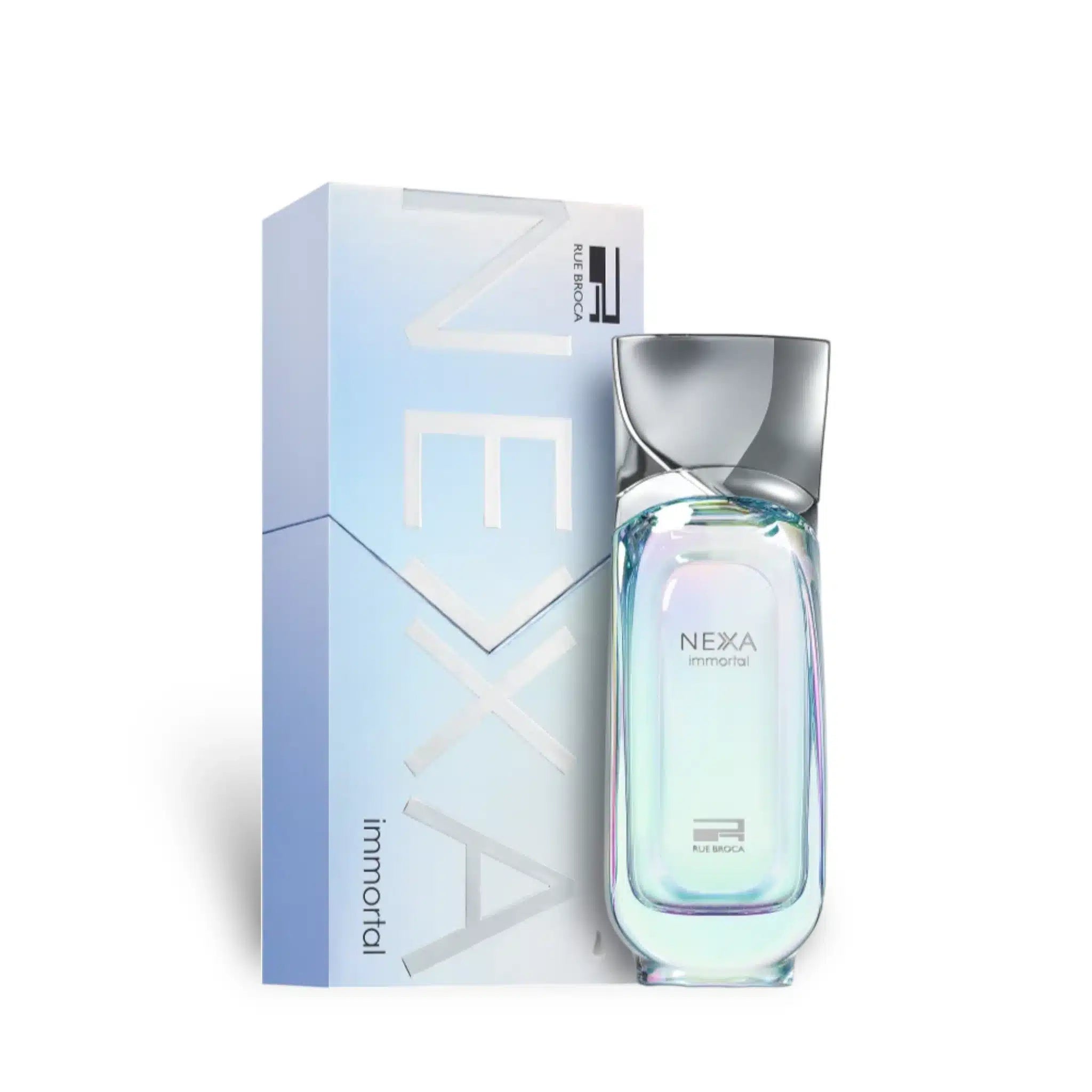 Nexa Immortal 100ml Eau de Parfum by Rue Broca bottle and box