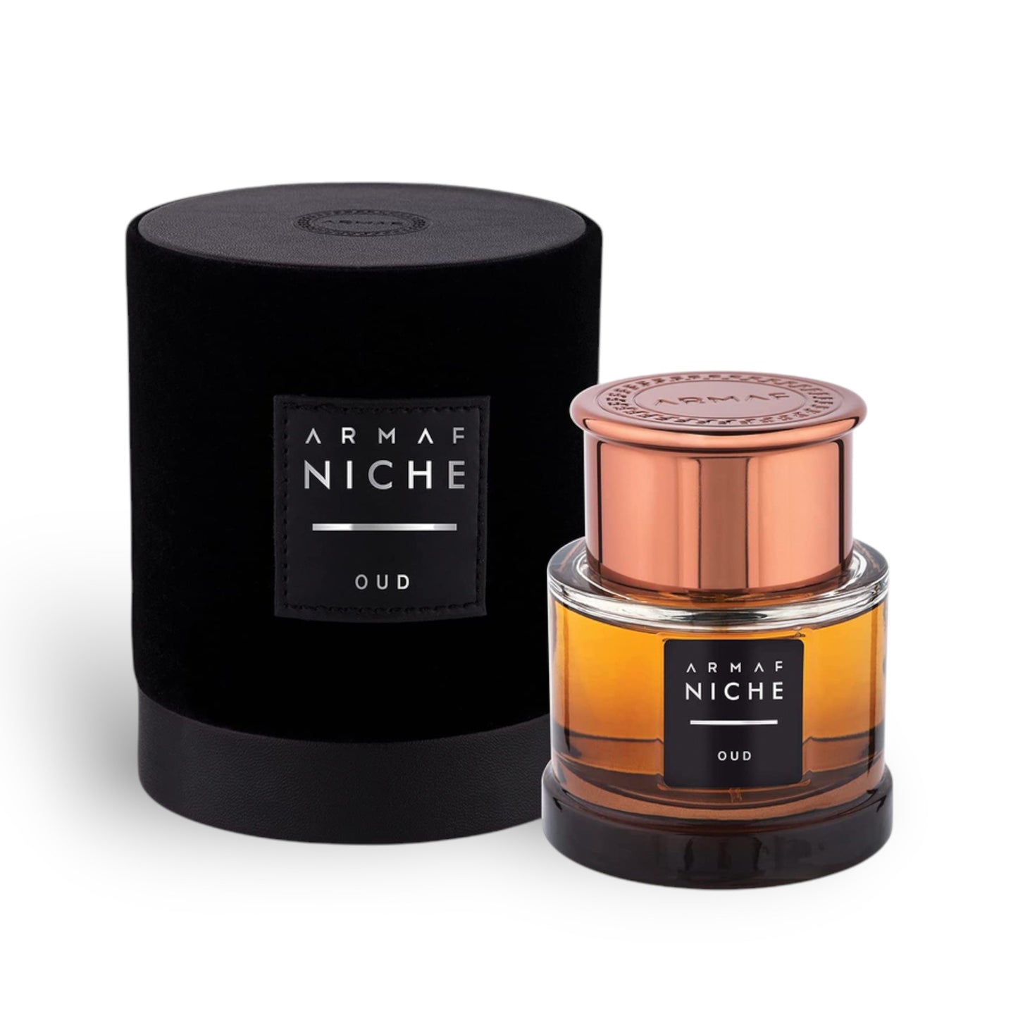 Niche Oud 90ml Eau de Parfum by Armaf bottle and box