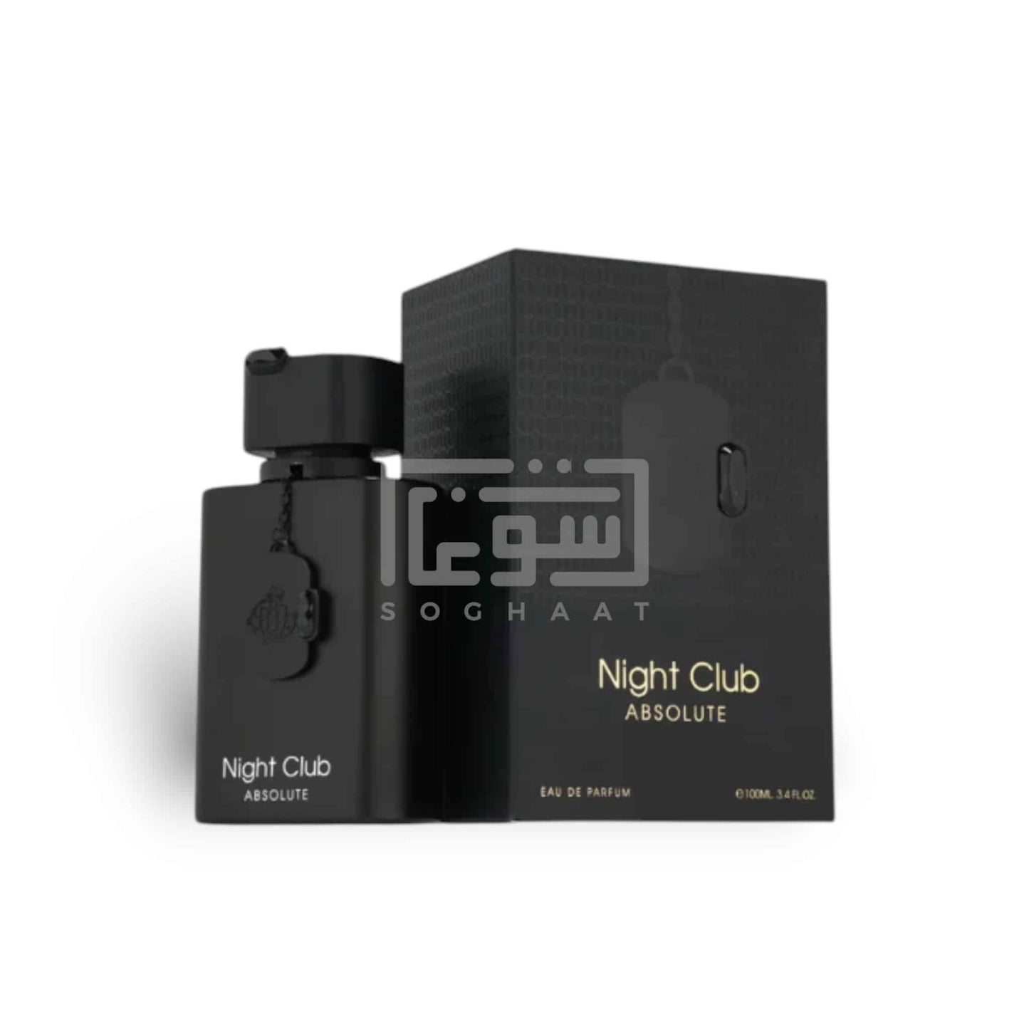 Night Club Absolute 100ml Eau de Parfum by Fragrance World bottle and box