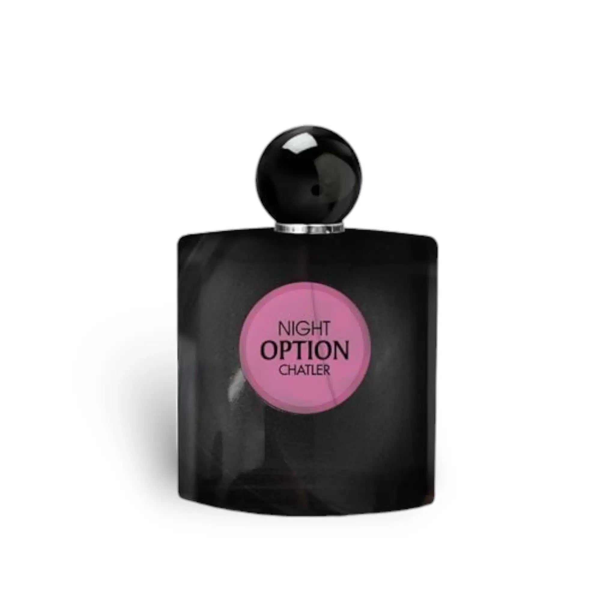 Night Option 100ml Eau de Parfum by Chatler fragrance packaging front view