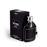 Nitro Black 100ml Eau de Parfum by Dumont Paris fragrance bottle
