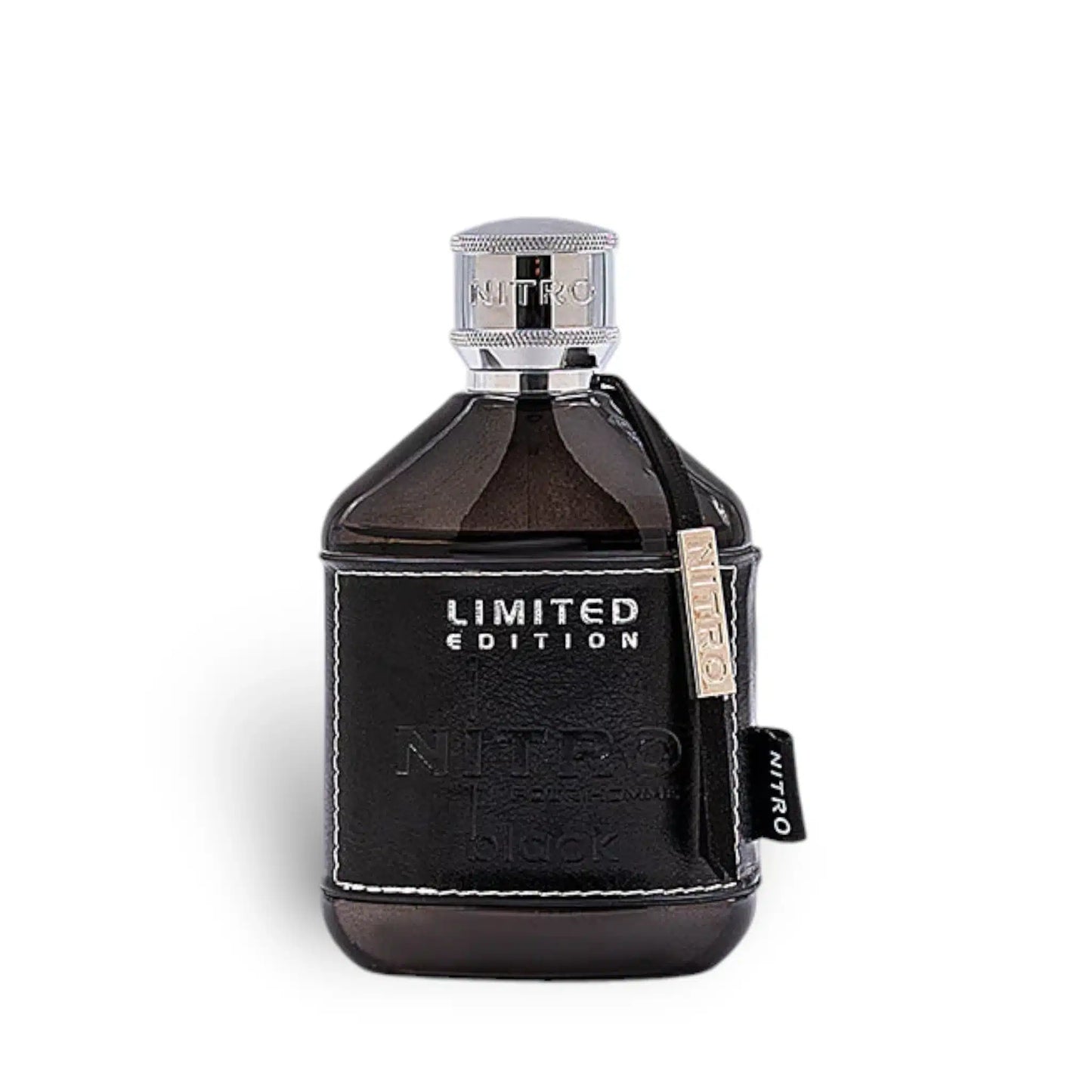 Nitro Black Limited Edition 100ml Eau de Parfum by Dumont Paris fragrance packaging front view