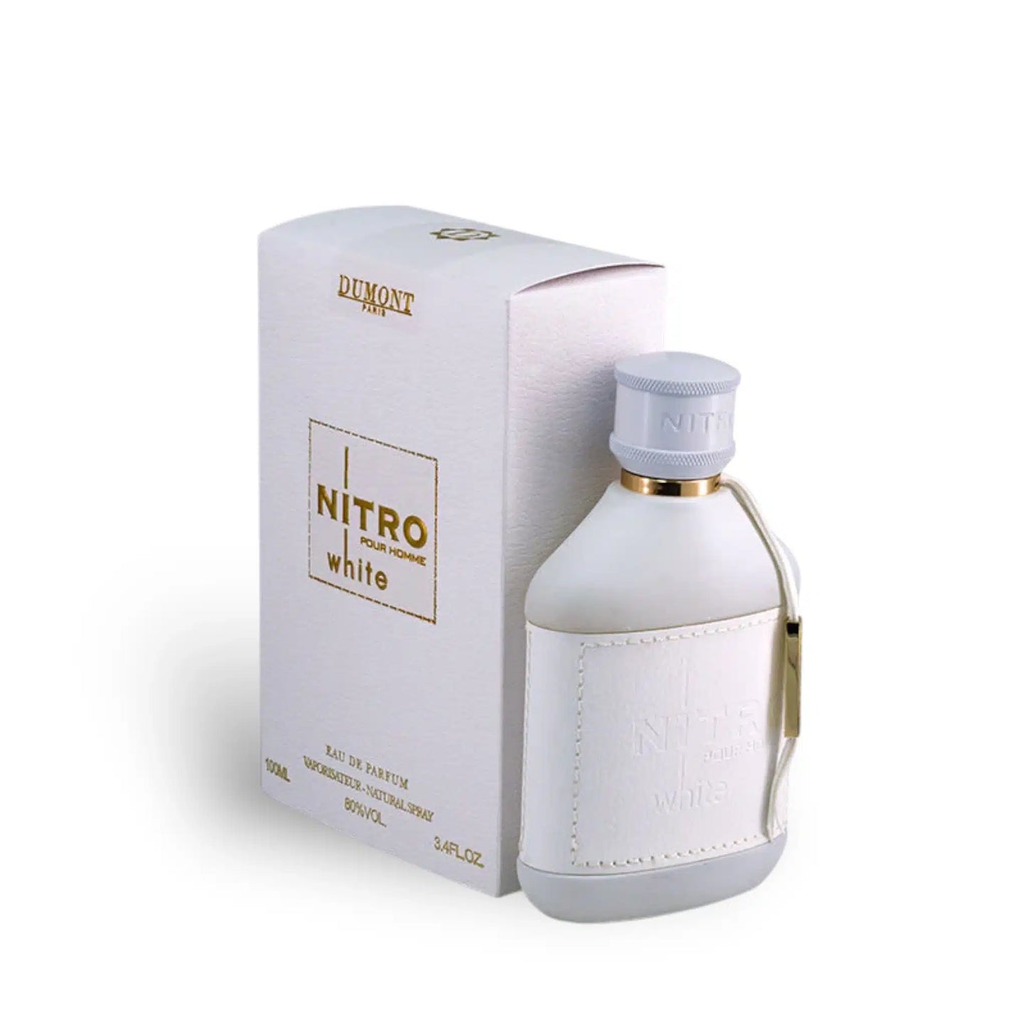 Nitro White 100ml Eau de Parfum by Dumont Paris fragrance bottle