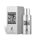 No. 2 Men 80ml Eau de Parfum by Maison Alhambra bottle and box