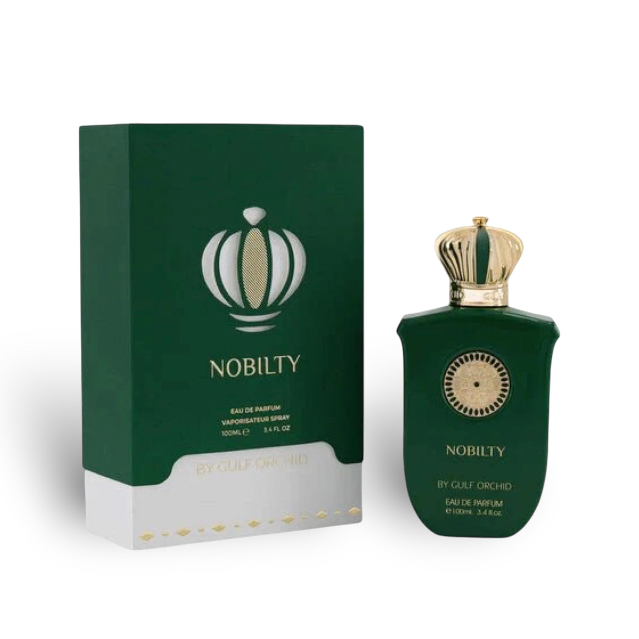 Nobility 100ml Eau de Parfum by Gulf Orchid bottle and box