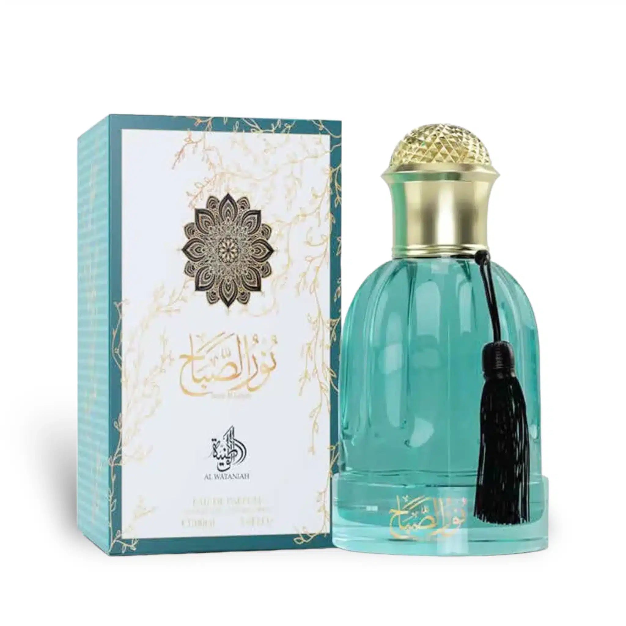 Noor Al Sabah 100ml Eau de Parfum by Al Wataniah bottle and box