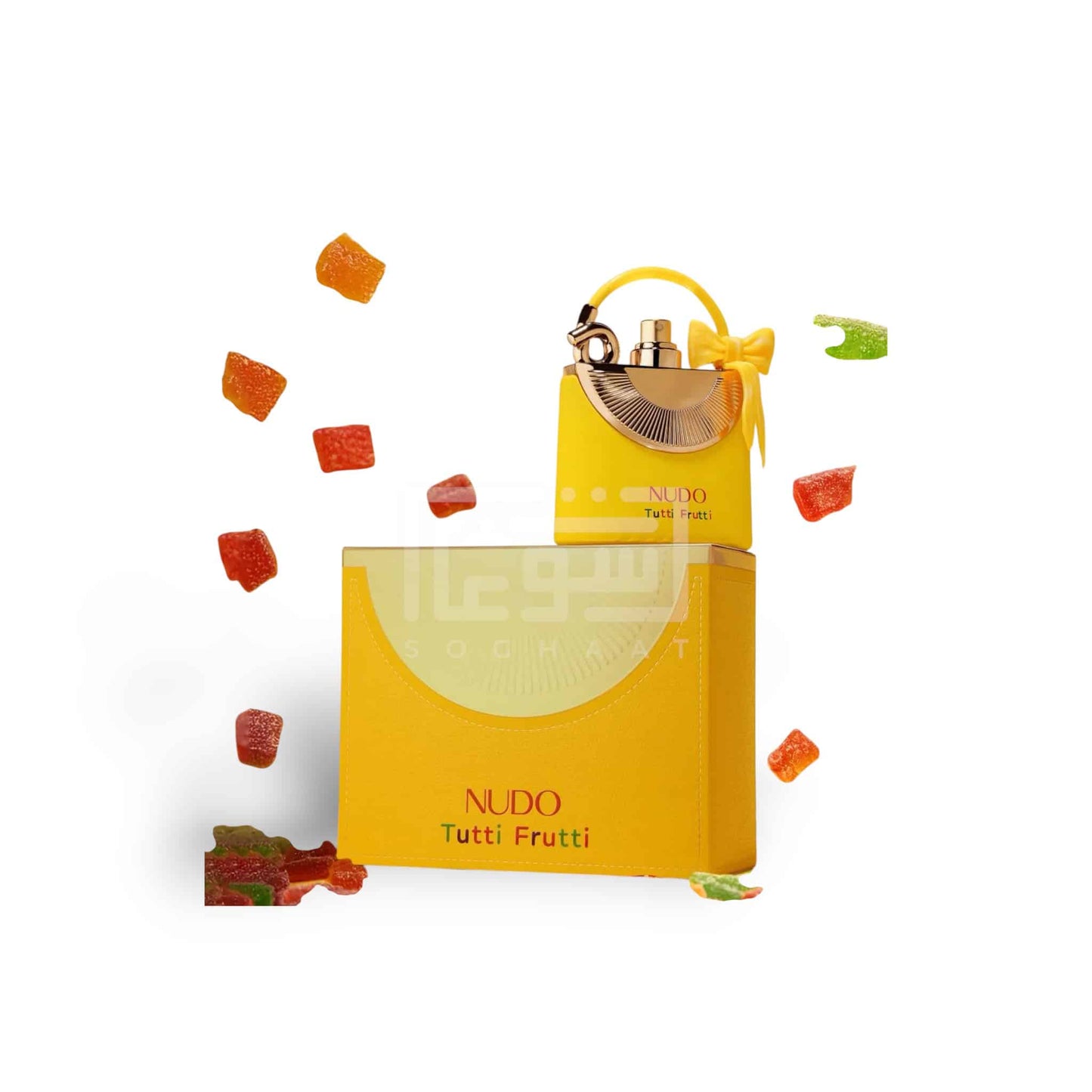 Nudo Tutti Frutti 100ml Eau de Parfum by Fragrance World perfume bottle close up