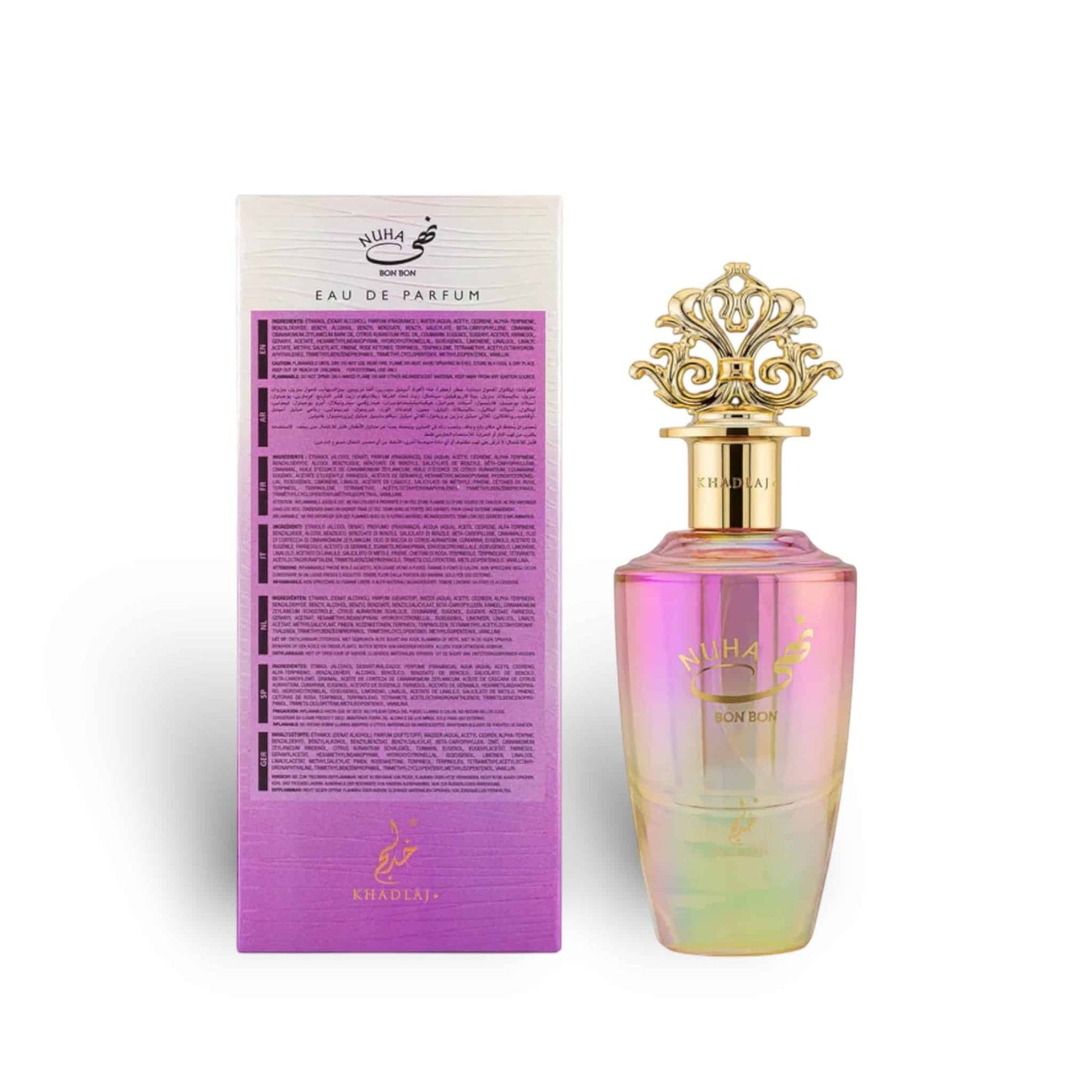 Nuha Bon Bon 85ml Eau de Parfum by Khadlaj Arabian perfume product image