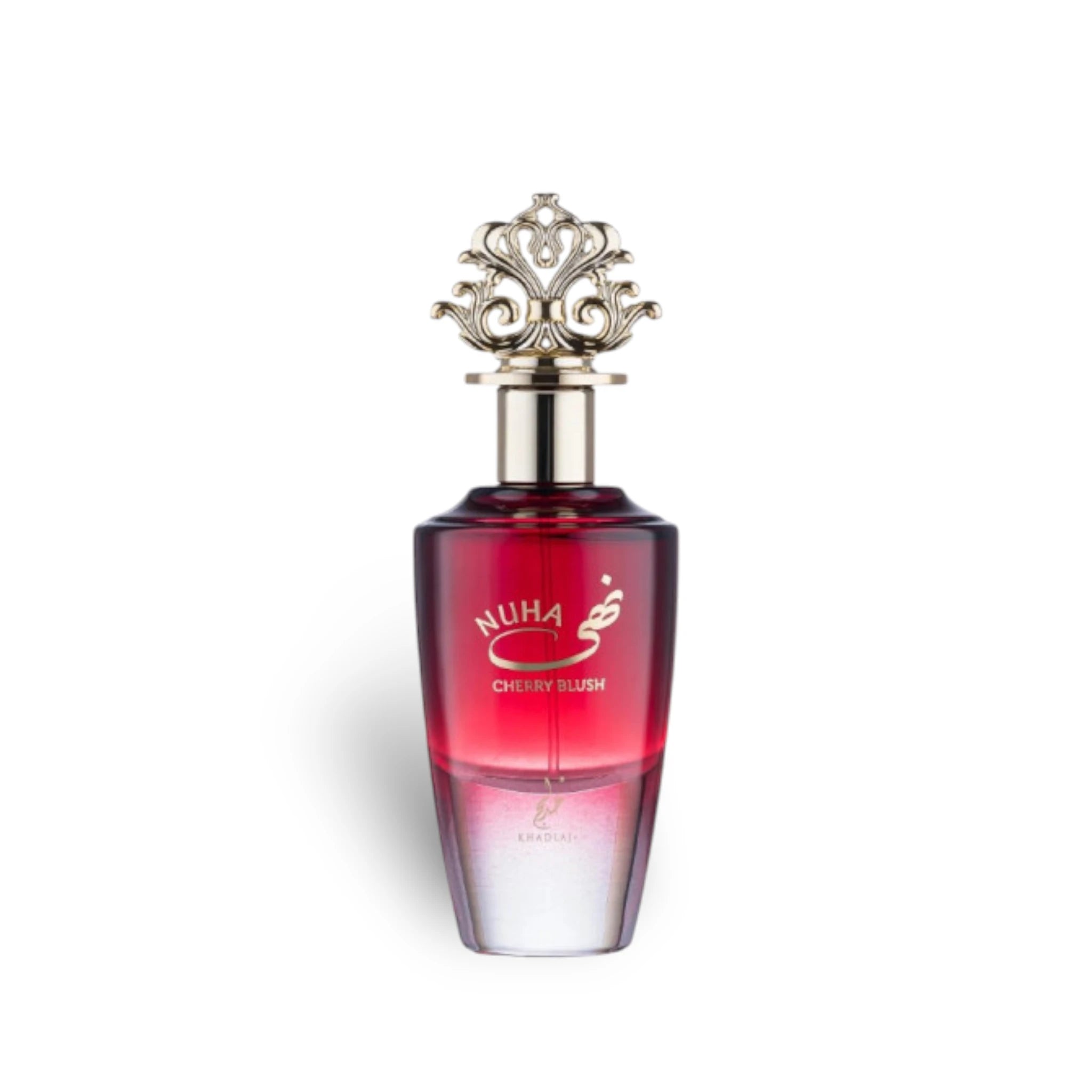 Nuha Cherry Blush 85ml Eau de Parfum by Khadlaj fragrance packaging front view