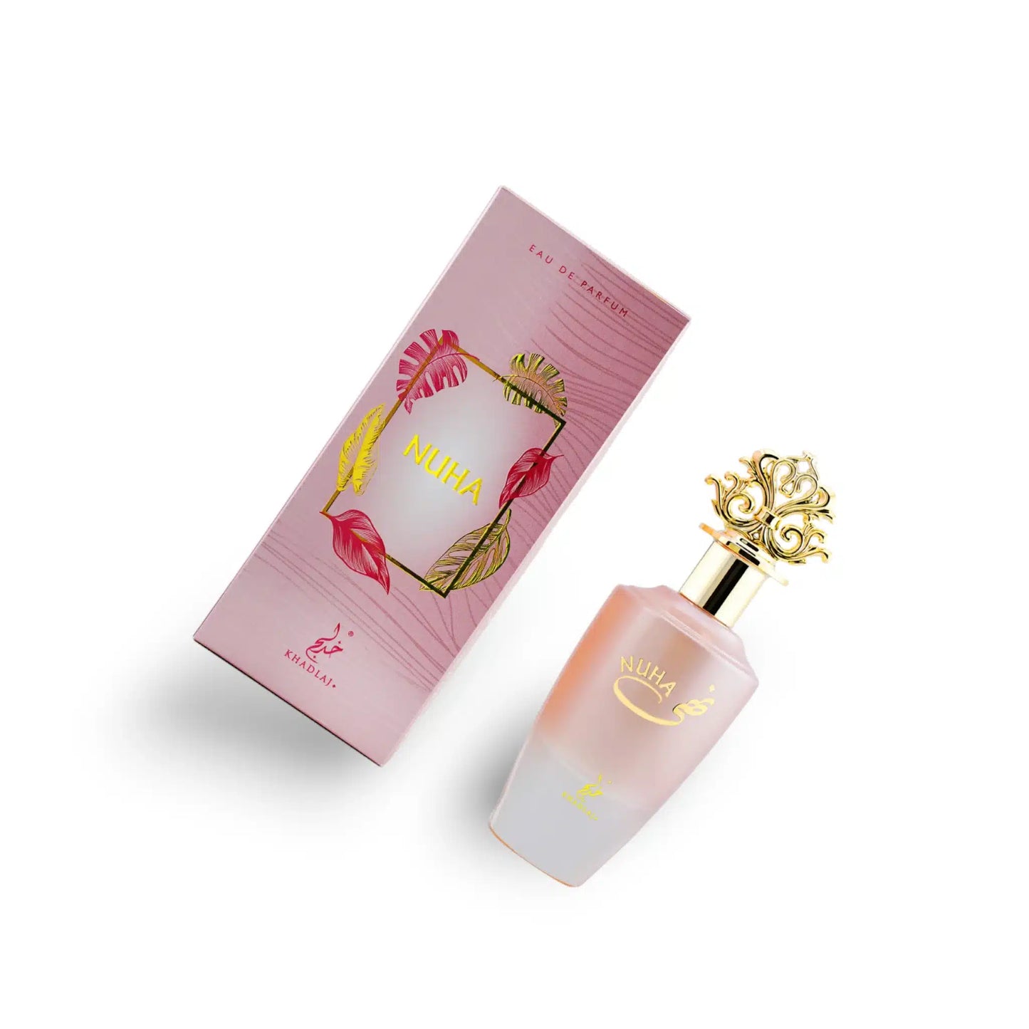 Nuha 85ml Eau de Parfum by Khadlaj perfume bottle close up