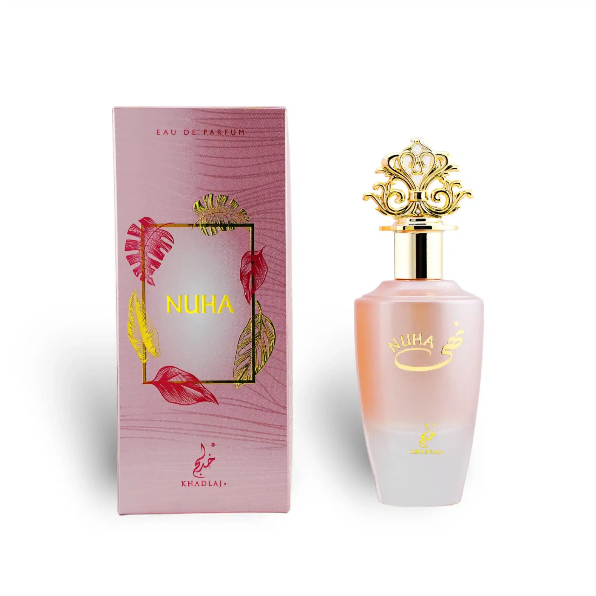 Nuha 85ml Eau de Parfum by Khadlaj bottle and box