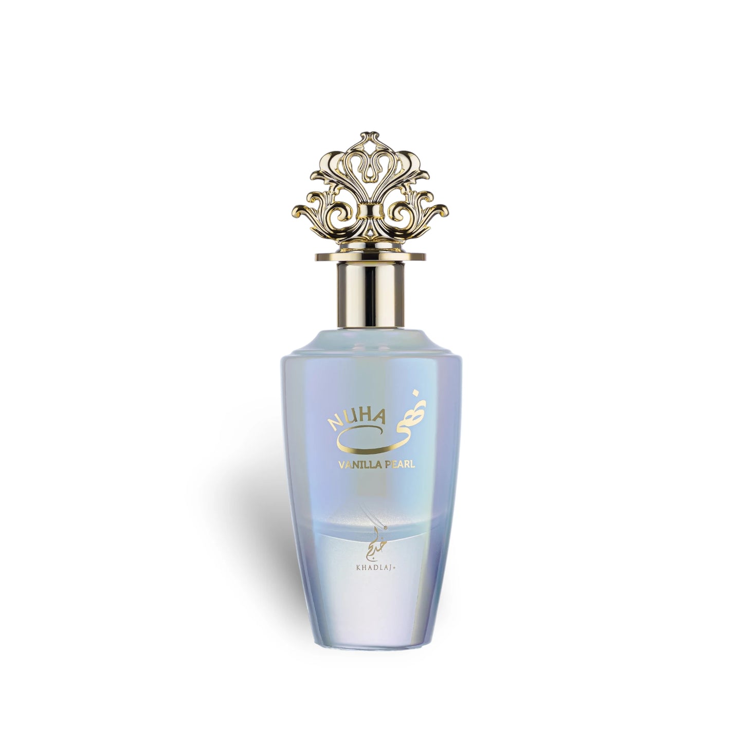 Nuha Vanilla Pearl 85ml Eau de Parfum by Khadlaj fragrance packaging front view