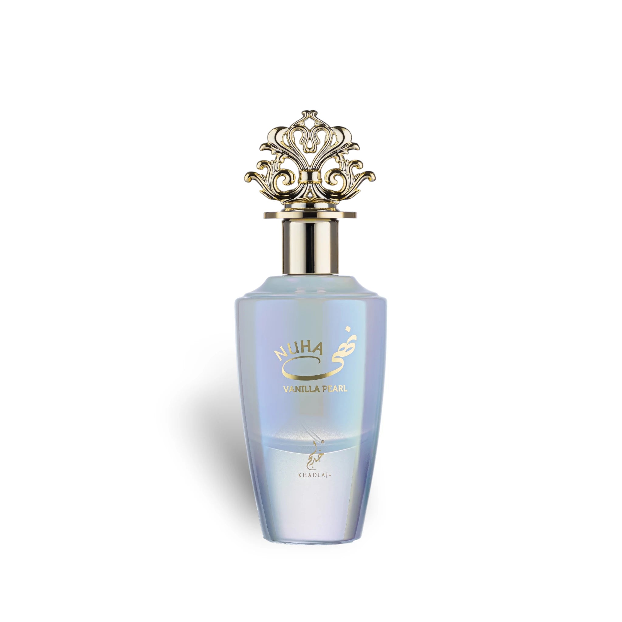 Nuha Vanilla Pearl 85ml Eau de Parfum by Khadlaj fragrance packaging front view