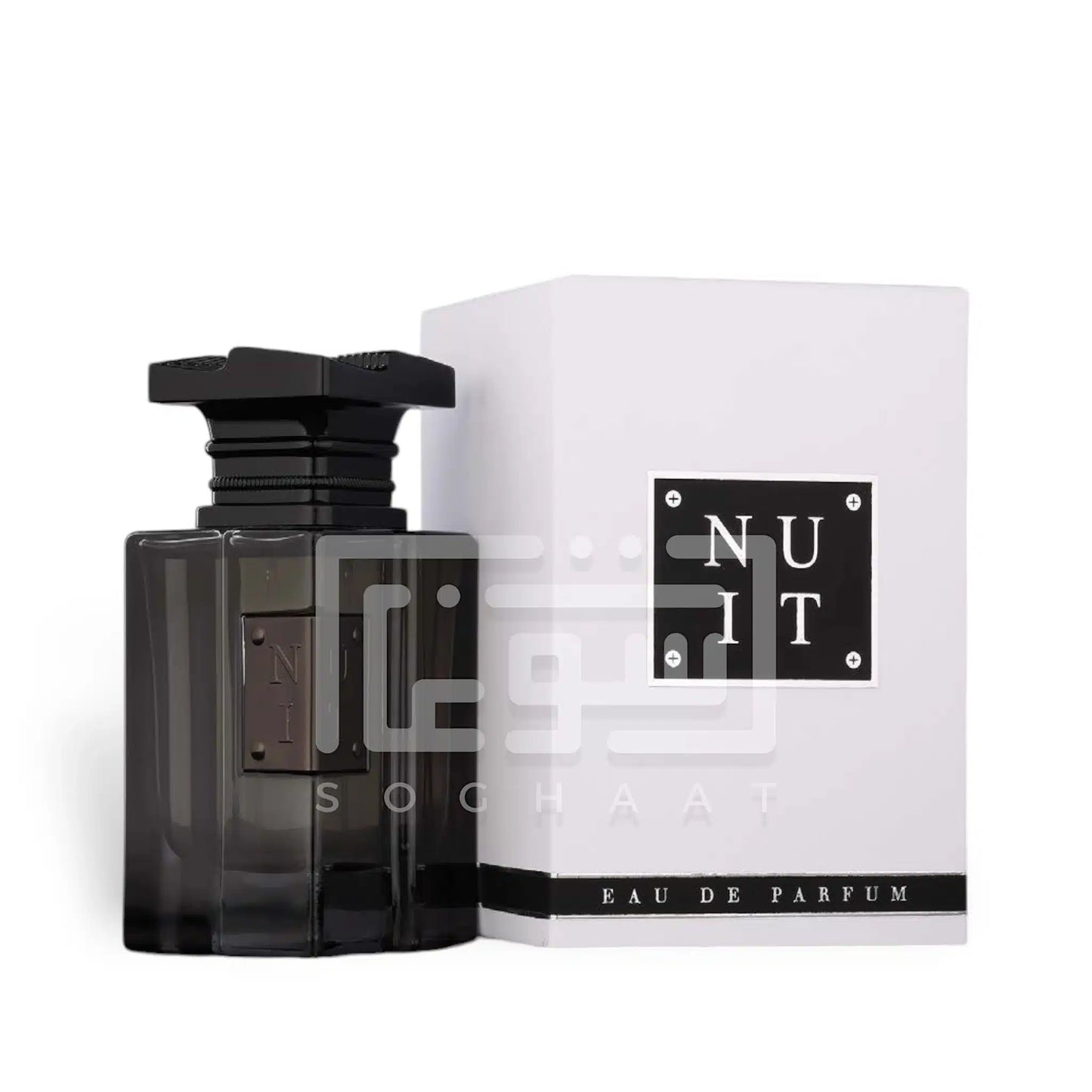 Nuit 80ml Eau de Parfum by Fragrance World bottle and box