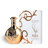 Nyla 80ml Eau de Parfum by Arabiyat Prestige bottle and box