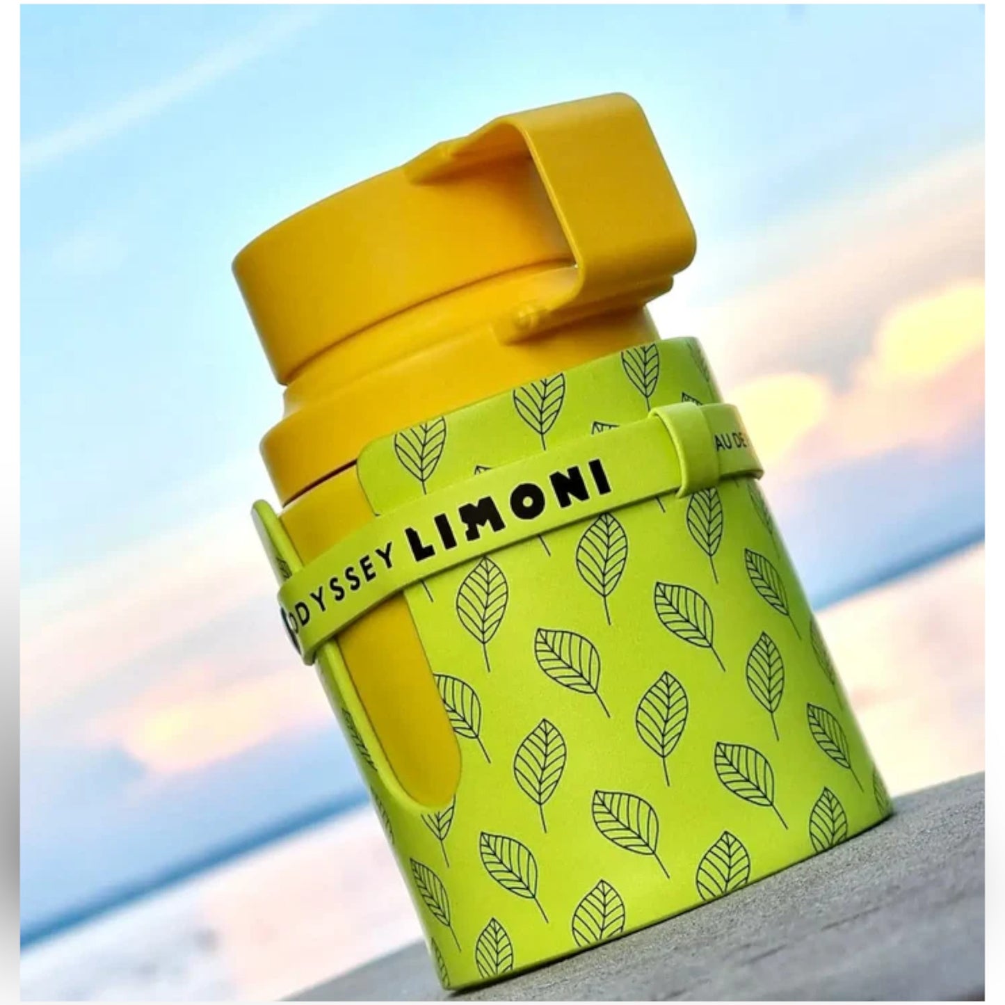 Odyssey Limoni Fresh Edition 100ml Eau de Parfum by Armaf perfume bottle close up