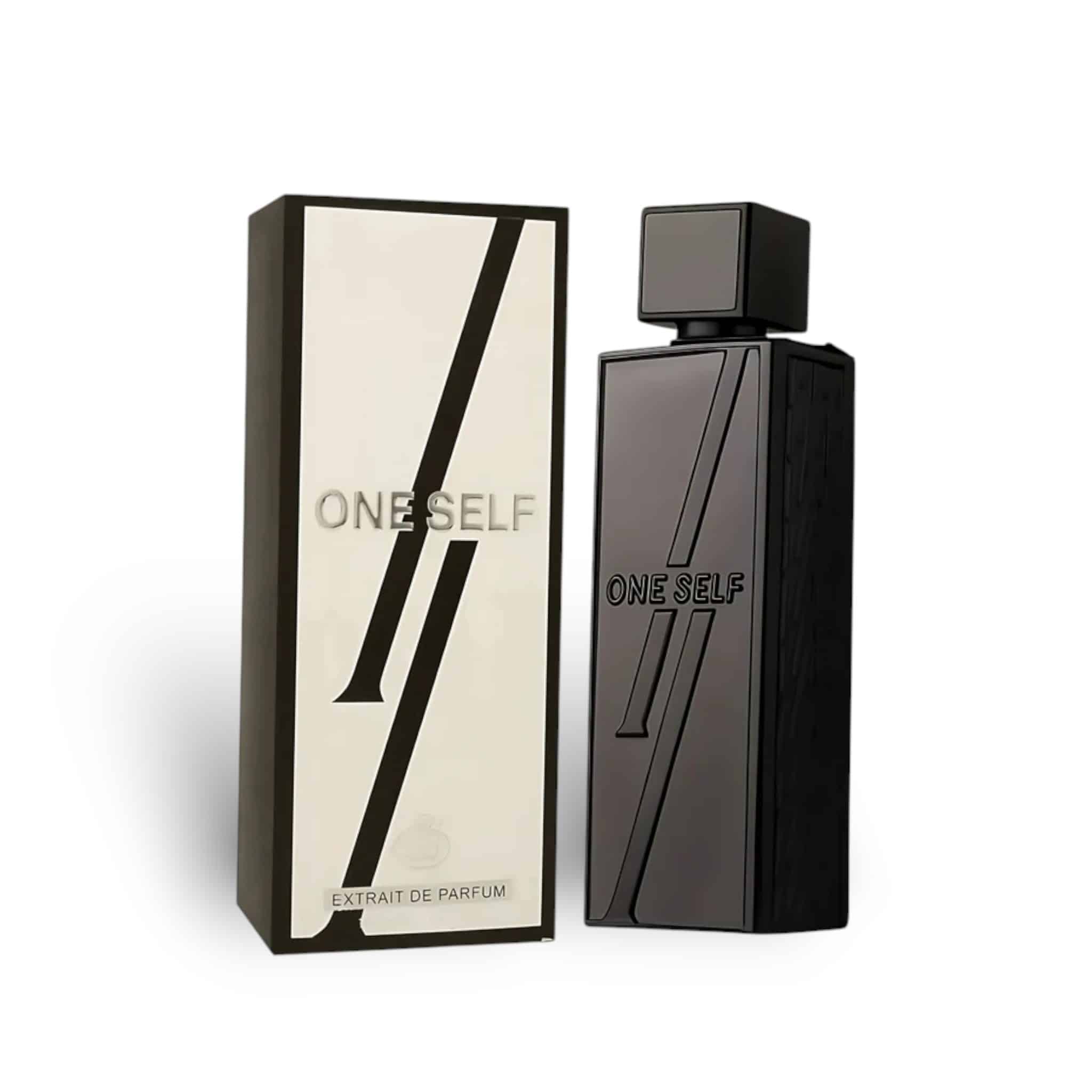 One Self 100ml Eau de Parfum by Fragrance World bottle and box