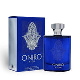 Oniro Atom 100ml Eau de Parfum by Fragrance World bottle and box