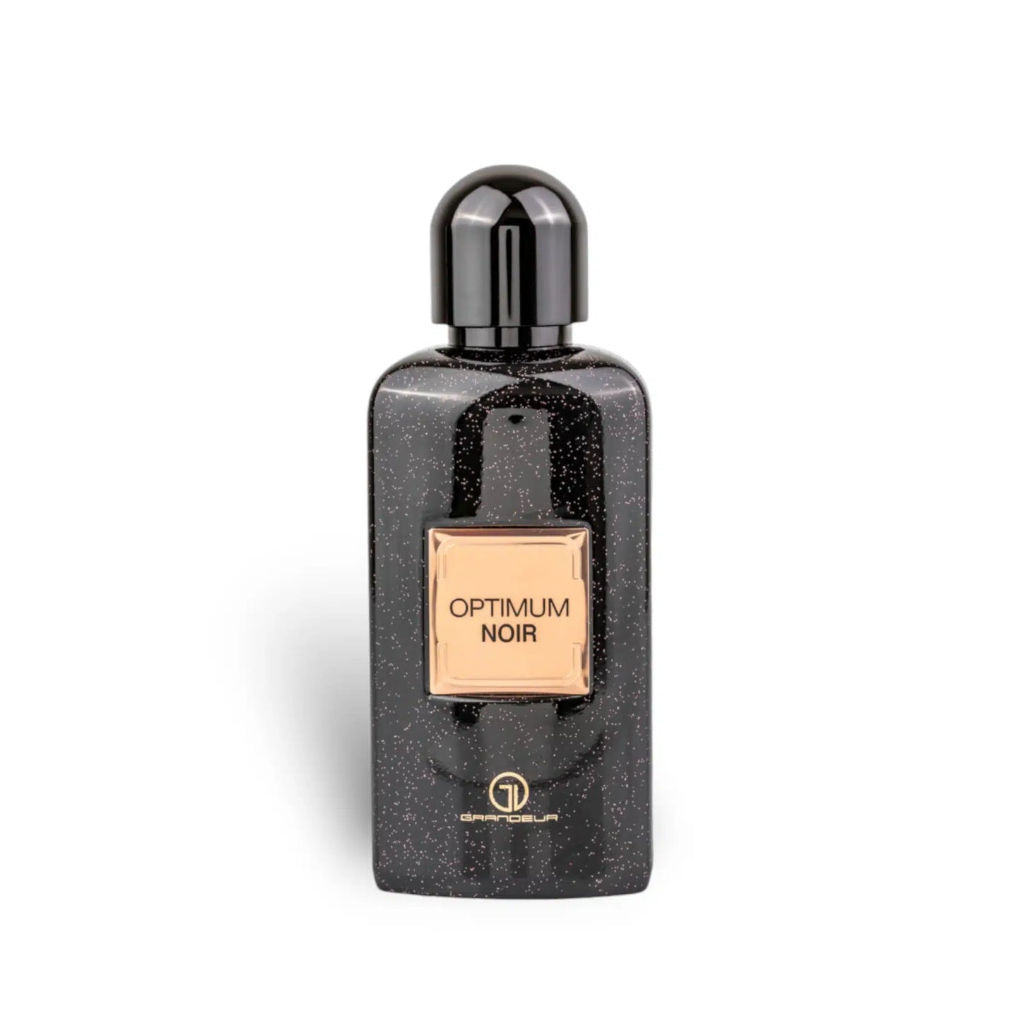 Optimum Noir 100ml Eau de Parfum by Grandeur Perfumes fragrance packaging front view