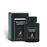 Opulence Leather (Amber & Leather) 100ml Eau de Parfum by Maison Alhambra bottle and box