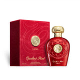 Opulent Red 100ml Eau de Parfum by Lattafa perfume bottle close up