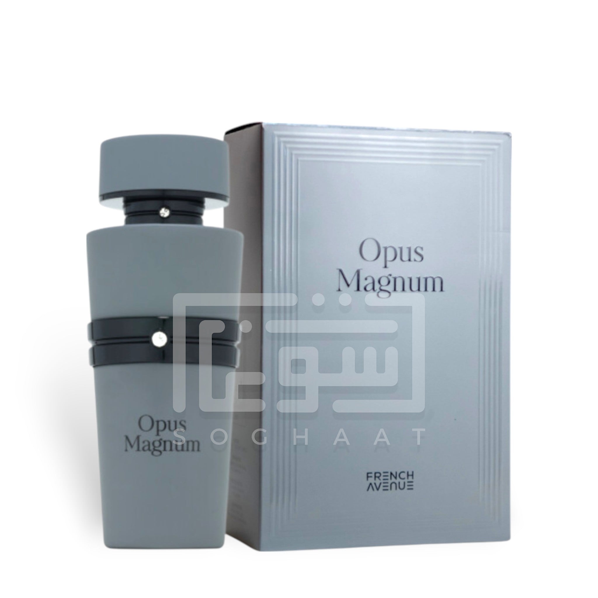 Opus Magnum 100ml Eau de Parfum by French Avenue bottle and box