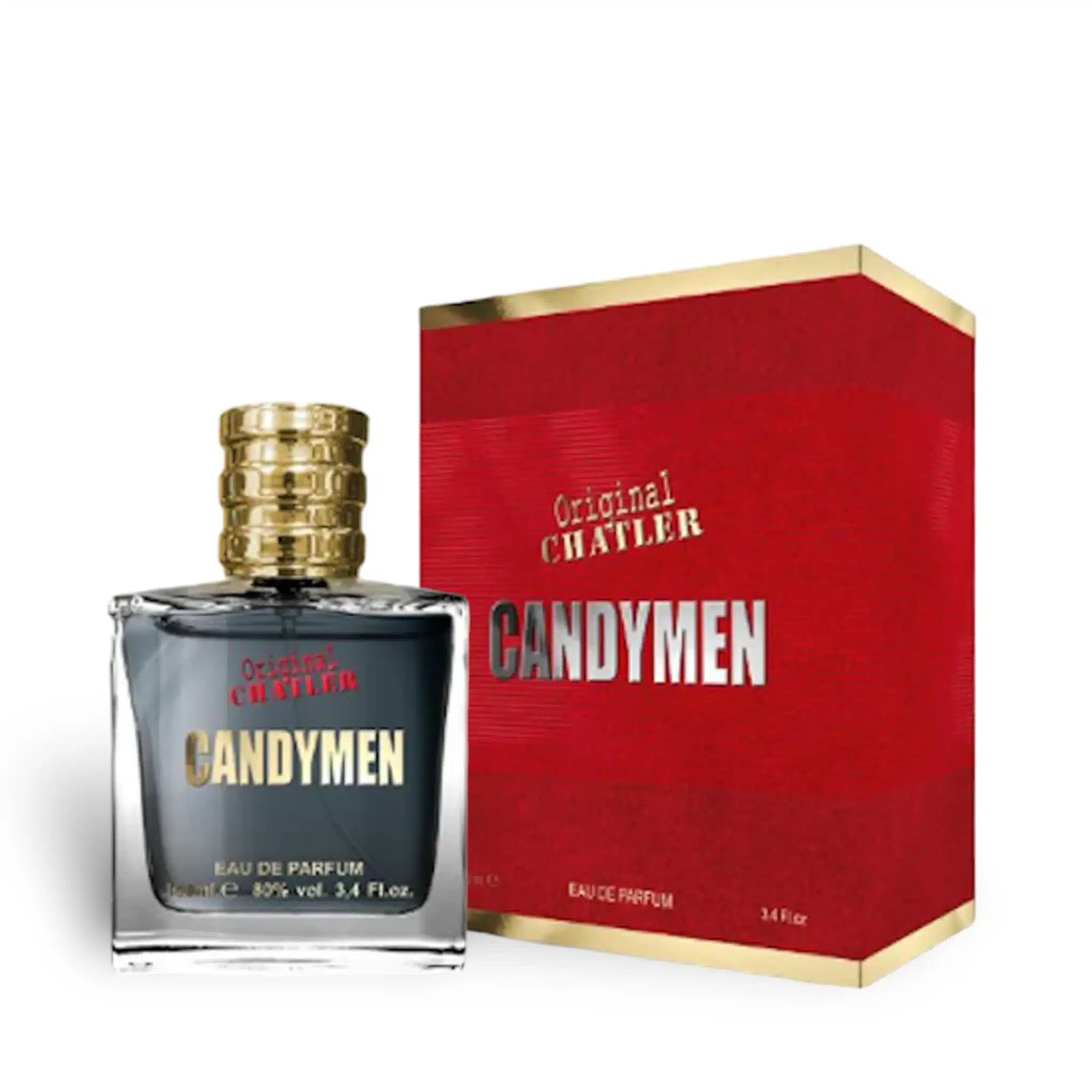 Original Candymen 100ml Eau de Parfum by Chatler bottle and box
